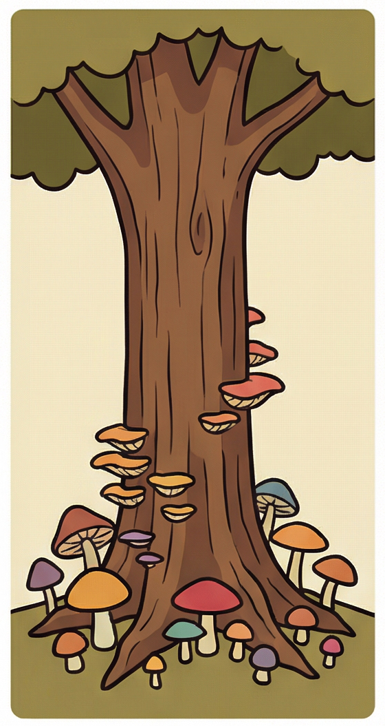 funghi - riconoscere albero pericolante Faenza